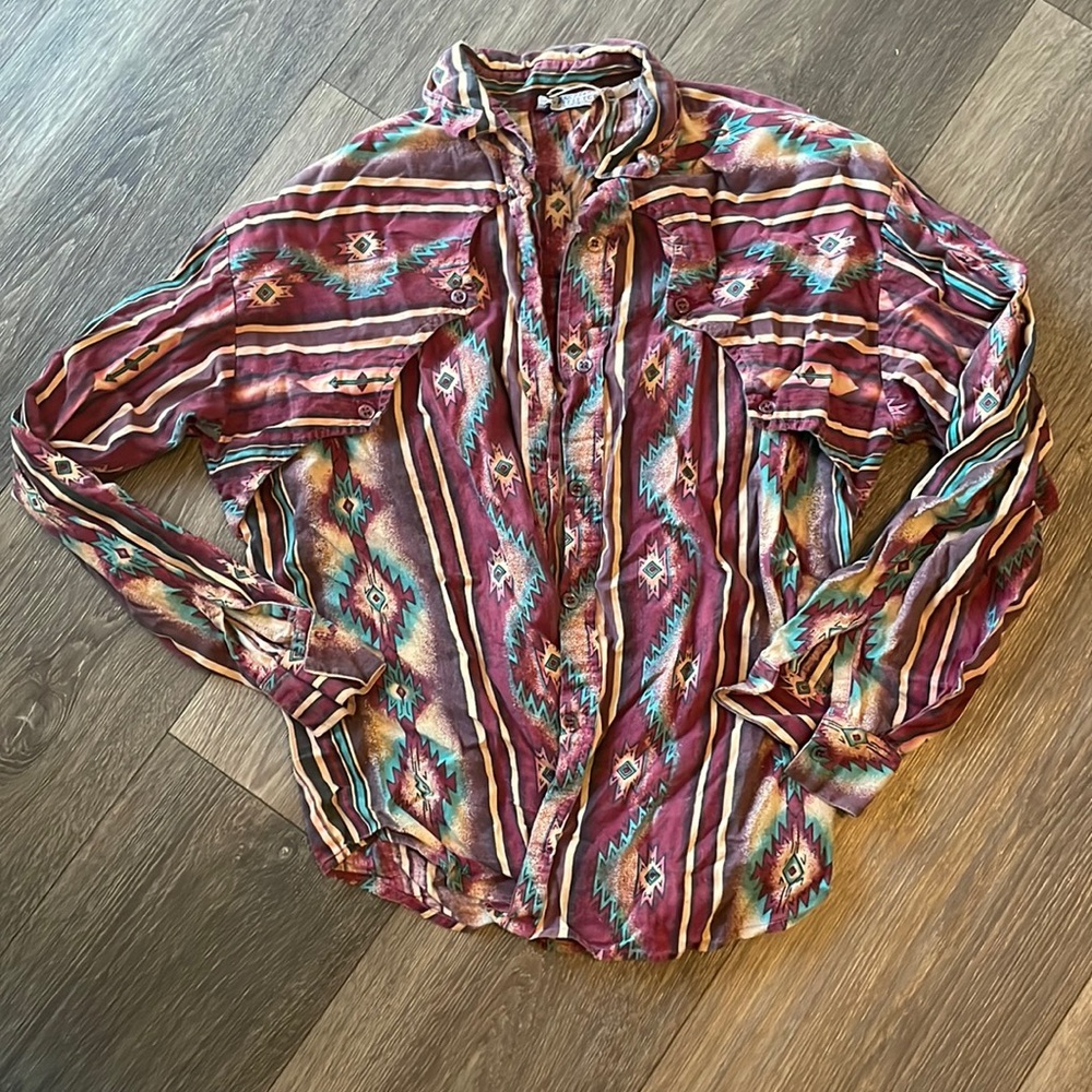 Vintage Navajo Button Down